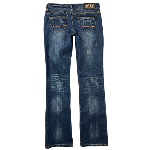 Virgin Only USA Embellished Lowrise Bootcut Jean  Women's 9  Y2K  Festival Jeans - Picture 2 of 13